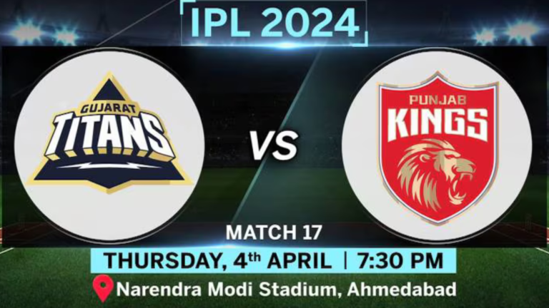 GT vs PBKS 2024 – Kon Banega Aaj Ka Winner?